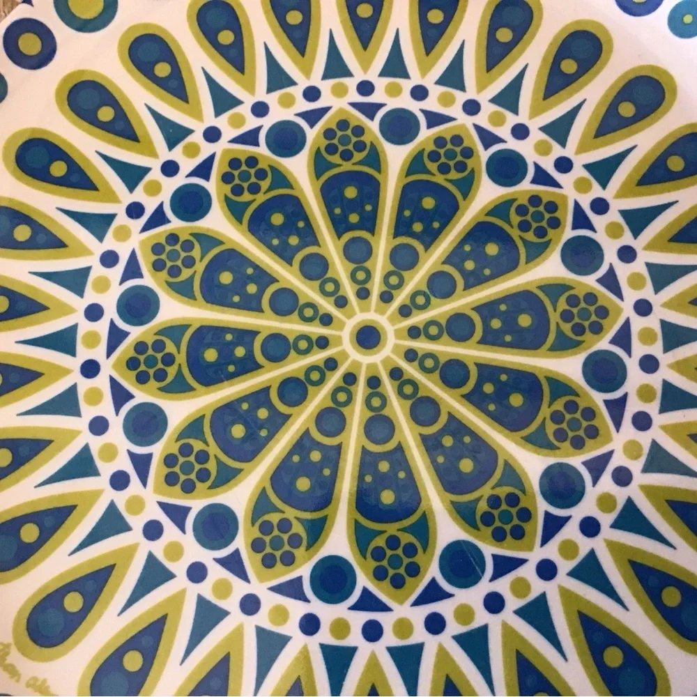 Jonathan Adler melamine Mandala pattern egg tray